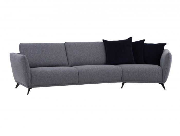 Canapea Canyon Modulara Personalizabila 190-336cm Cadru Lemn Masiv Stil Scandinav Tapiterie Stofa sau Piele [7]