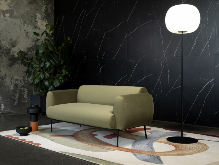 Canapea Cloud Personalizabila 160cm Stil Contemporan Tapiterie Stofa [2]