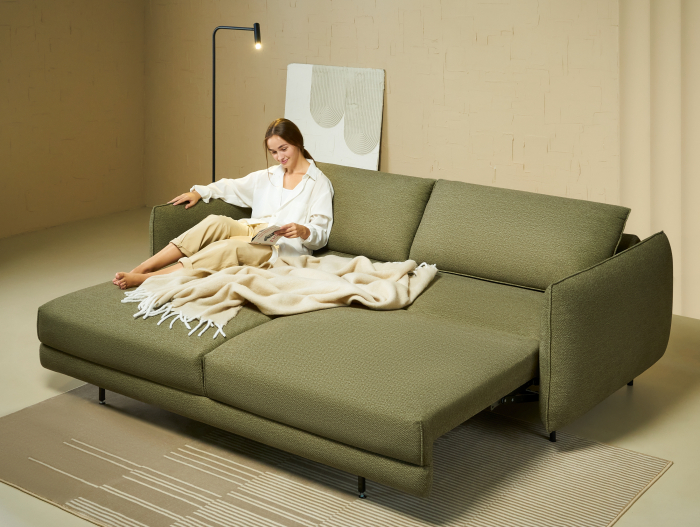 Canapea Extensibila Airy Personalizabila 238cm Stil Contemporan Tapiterie Stofa [2]