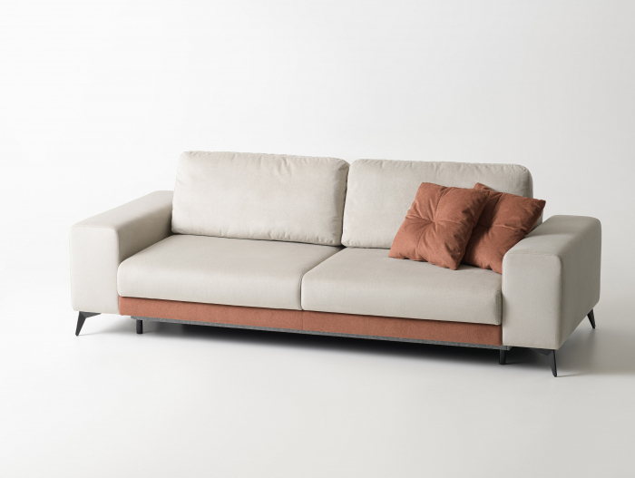 Canapea Extensibila cu Spatiu de Depozitare Blend Personalizabila 230-260cm Stil Contemporan Tapiterie Stofa [5]