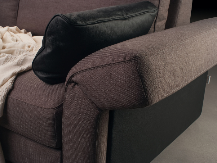 Canapea Extensibila Cliff Personalizabila 260cm Stil Contemporan Cadru Lemn Masiv Tapiterie Stofa [4]