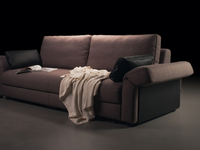 Canapea Extensibila Cliff Personalizabila 260cm Stil Contemporan Cadru Lemn Masiv Tapiterie Stofa [2]