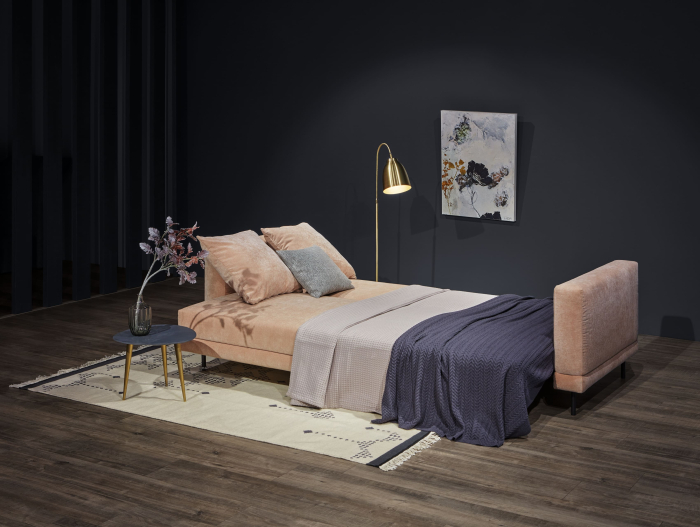 Canapea Extensibila Karol Personalizabila 258cm Stil Contemporan Tapiterie Stofa [2]