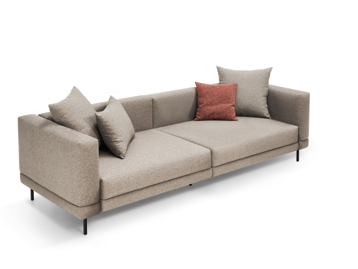 Canapea Extensibila Karol Personalizabila 258cm Stil Contemporan Tapiterie Stofa [5]