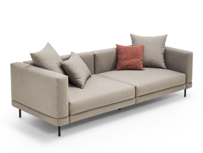 Canapea Extensibila Karol Personalizabila 258cm Stil Contemporan Tapiterie Stofa [9]