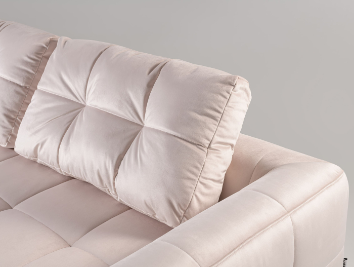 Canapea Extensibila Mallow Personalizabila 253cm Stil Contemporan Masiv Tapiterie Stofa [6]