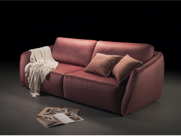 Canapea Extensibila Moon Personalizabila 248cm Stil Contemporan Cadru Lemn Masiv Tapiterie Stofa [27]