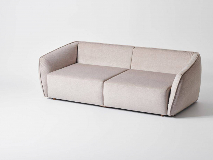 Canapea Extensibila Moon Personalizabila 248cm Stil Contemporan Cadru Lemn Masiv Tapiterie Stofa [5]