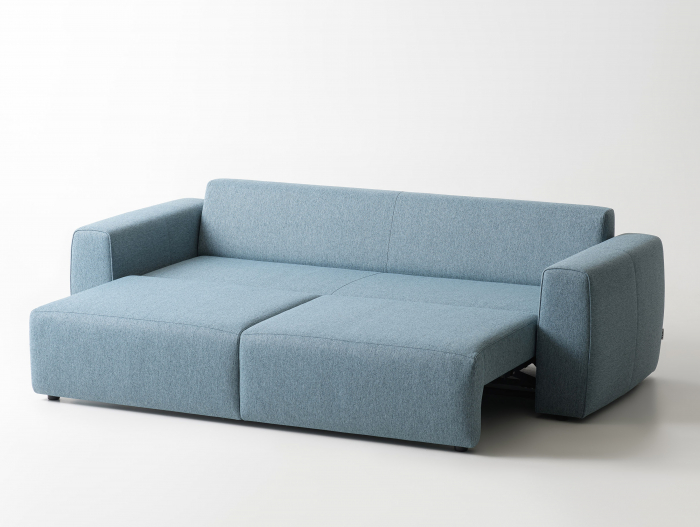 Canapea Extensibila Moss Personalizabila 225-255cm Stil Contemporan Masiv Tapiterie Stofa [5]