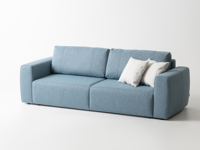 Canapea Extensibila Moss Personalizabila 225-255cm Stil Contemporan Masiv Tapiterie Stofa [9]