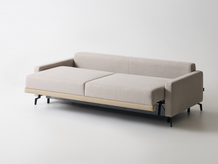 Canapea Extensibila cu Spatiu de Depozitare Notta Personalizabila 196-236cm Stil Contemporan Tapiterie Stofa [10]
