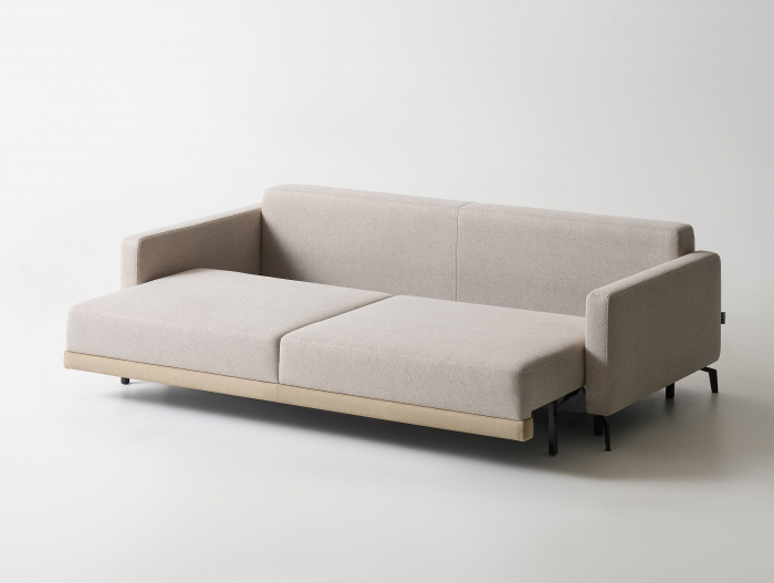 Canapea Extensibila cu Spatiu de Depozitare Notta Personalizabila 196-236cm Stil Contemporan Tapiterie Stofa [11]