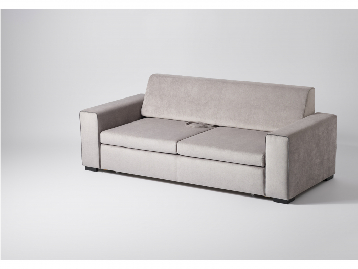 Canapea Extensibila cu Spatiu de Depozitare Sky Personalizabila 190-243cm Stil Contemporan Cadru Lemn Masiv Tapiterie Stofa [10]