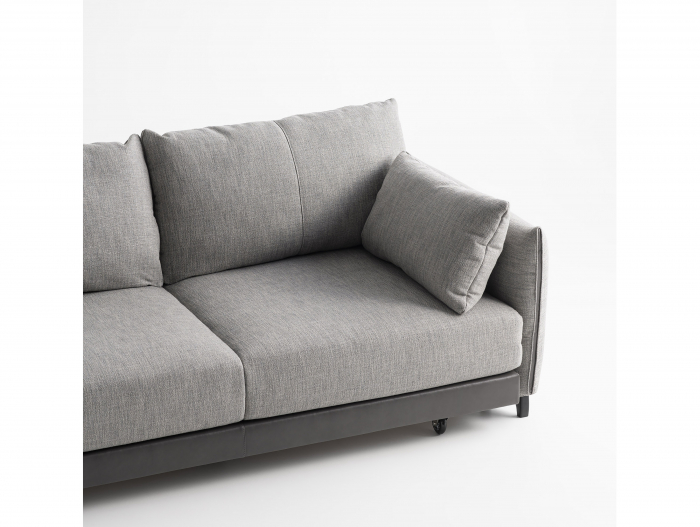 Canapea Extensibila Tulon Personalizabila 187-227cm Stil Contemporan Tapiterie Stofa [21]