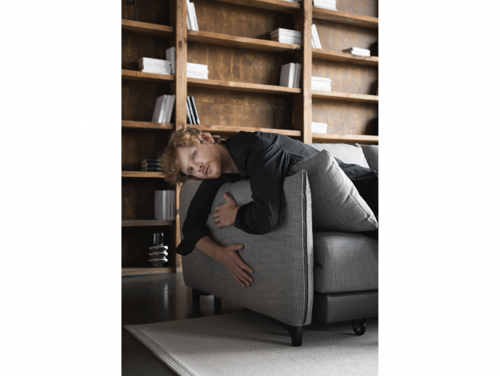 Canapea Extensibila Tulon Personalizabila 187-227cm Stil Contemporan Tapiterie Stofa [34]