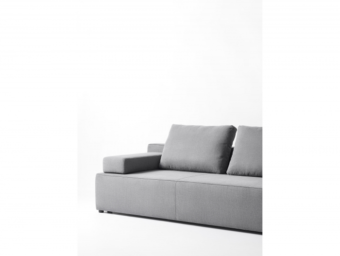 Canapea Extensibila cu Spatiu de Depozitare Urban Personalizabila 190-220cm Stil Contemporan Tapiterie Stofa [6]