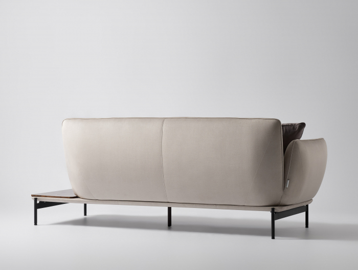 Canapea cu Masuta Lotus Modulara Personalizabila Stil Contemporan Cadru Lemn Masiv Tapiterie Stofa sau Piele [11]