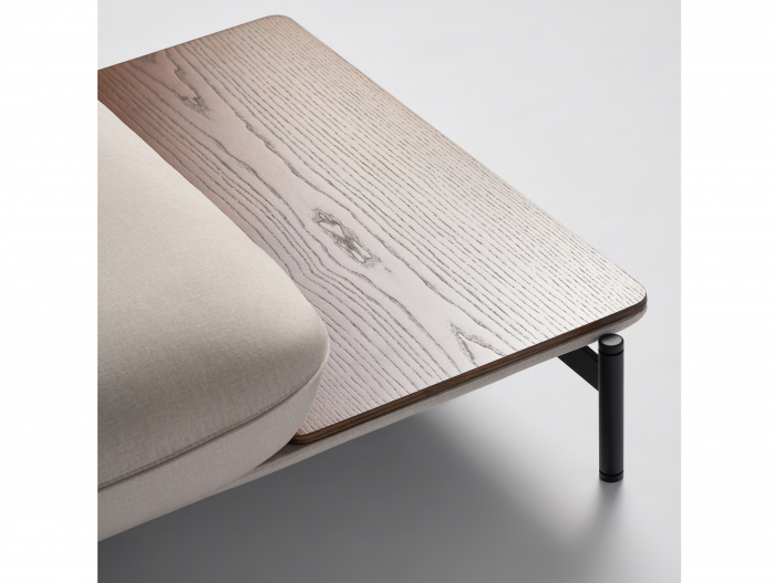 Canapea cu Masuta Lotus Modulara Personalizabila Stil Contemporan Cadru Lemn Masiv Tapiterie Stofa sau Piele [12]