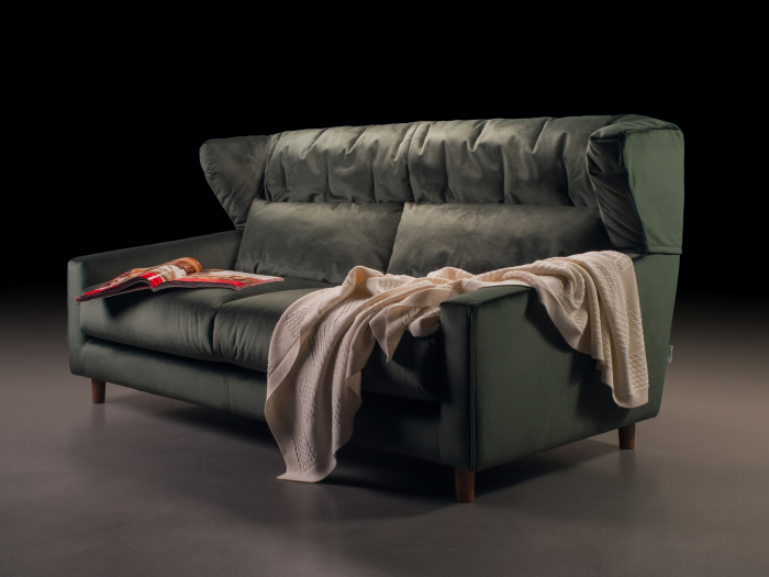 Canapea Milton Modulara Personalizabila 190cm Stil Contemporan Cadru Lemn Masiv Tapiterie Stofa sau Piele [8]