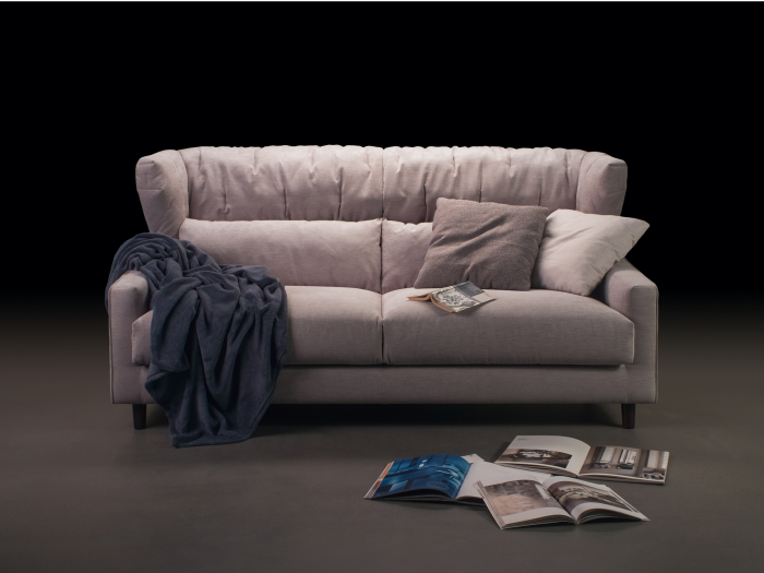 Canapea Milton Modulara Personalizabila 190cm Stil Contemporan Cadru Lemn Masiv Tapiterie Stofa sau Piele [2]