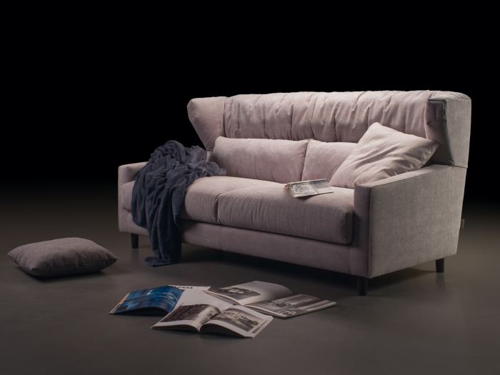 Canapea Milton Modulara Personalizabila 190cm Stil Contemporan Cadru Lemn Masiv Tapiterie Stofa sau Piele [3]