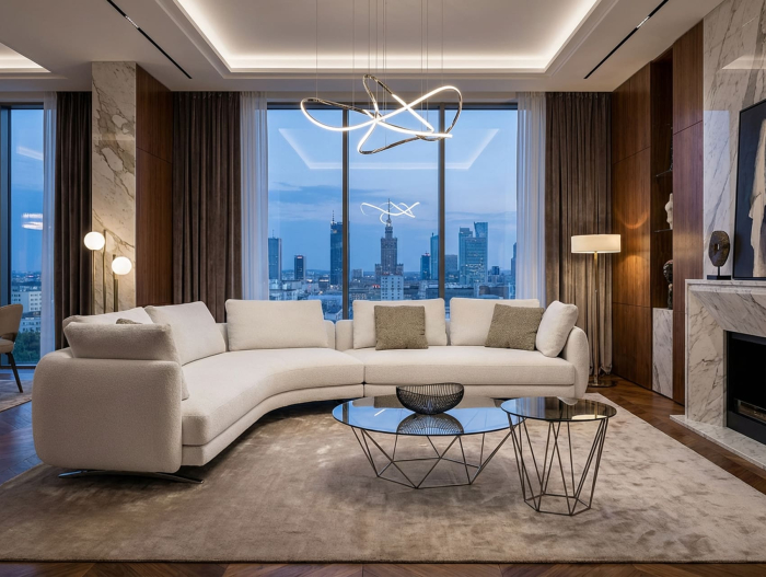 Canapea modulara Amalfi, personalizabila, cadru lemn masiv, tapiterie stofa, stil Contemporan [11]