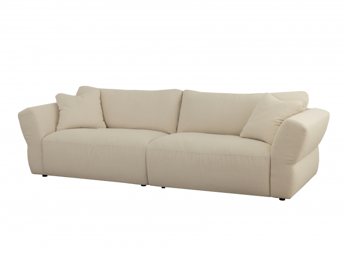 Canapea Morga Modulara Personalizabila 166-277cm Cadru Lemn Masiv Stil Scandinav Tapiterie Stofa sau Piele [10]