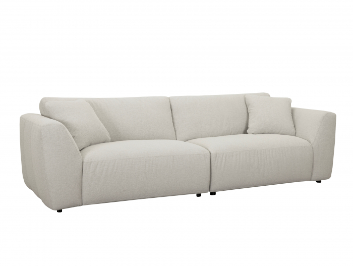 Canapea Morga Modulara Personalizabila 166-277cm Cadru Lemn Masiv Stil Scandinav Tapiterie Stofa sau Piele [3]