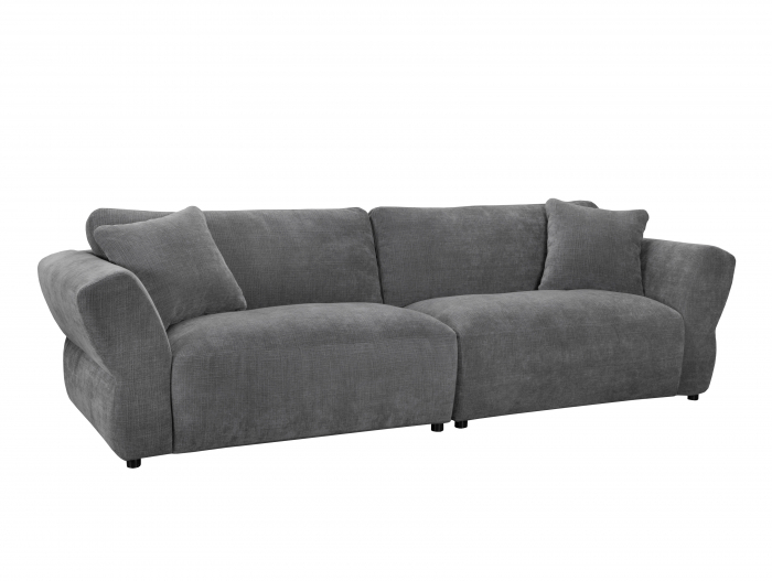 Canapea Morga Modulara Personalizabila 166-277cm Cadru Lemn Masiv Stil Scandinav Tapiterie Stofa sau Piele [15]