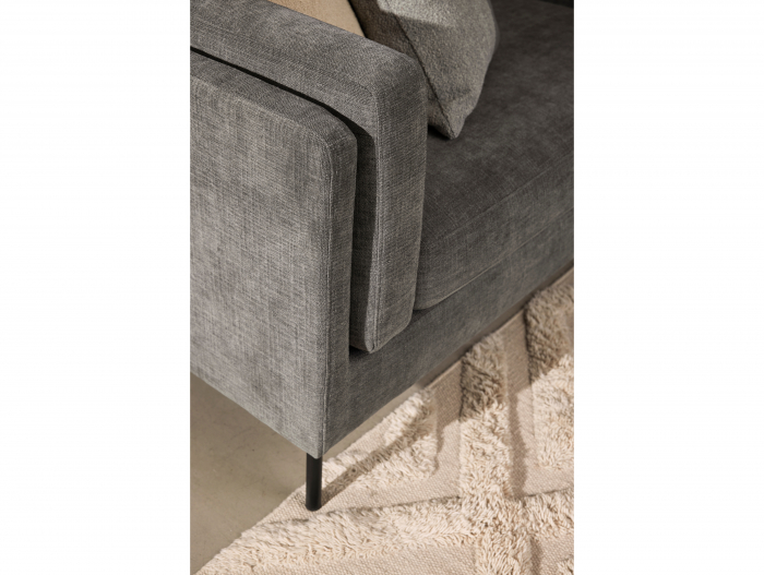Canapea Nordic Duo Modulara Personalizabila 152-242cm Cadru Lemn Masiv Stil Scandinav Tapiterie Stofa sau Piele [15]