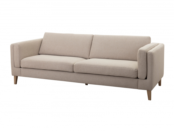 Canapea Nordic Duo Modulara Personalizabila 152-242cm Cadru Lemn Masiv Stil Scandinav Tapiterie Stofa sau Piele [4]