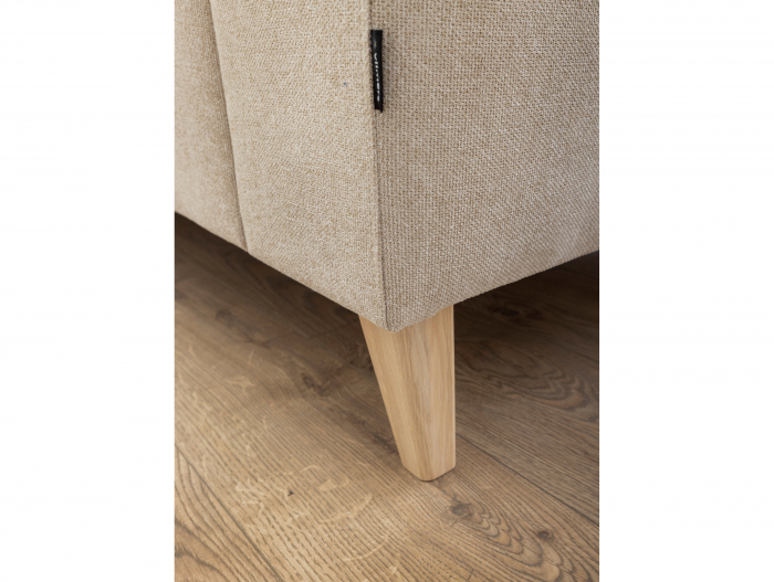 Canapea Nordic Duo Modulara Personalizabila 152-242cm Cadru Lemn Masiv Stil Scandinav Tapiterie Stofa sau Piele [9]