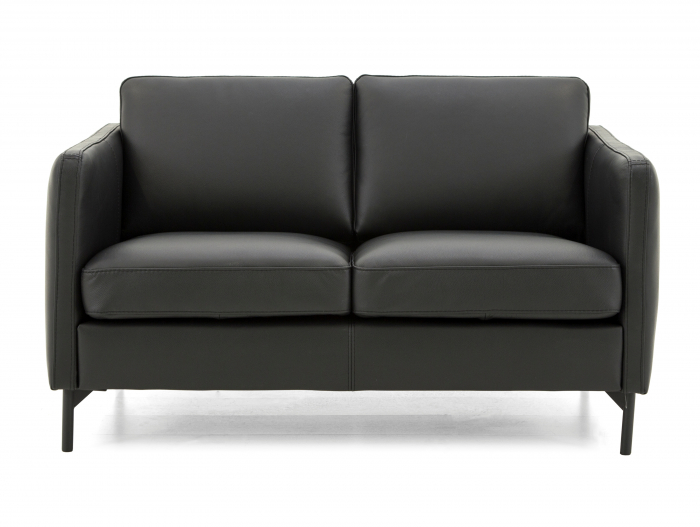 Canapea Nordic Modulara Personalizabila 152-242cm Cadru Lemn Masiv Stil Scandinav Tapiterie Piele [9]