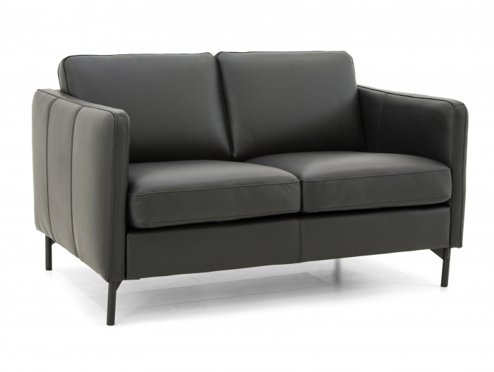Canapea Nordic Modulara Personalizabila 152-242cm Cadru Lemn Masiv Stil Scandinav Tapiterie Piele [10]