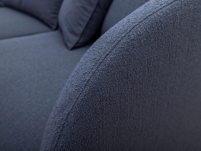 Canapea Pebble Modulara Personalizabila 146-306cm Cadru Lemn Masiv Tapiterie Stofa [3]
