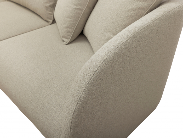 Canapea Pebble Modulara Personalizabila 146-306cm Cadru Lemn Masiv Tapiterie Stofa [15]