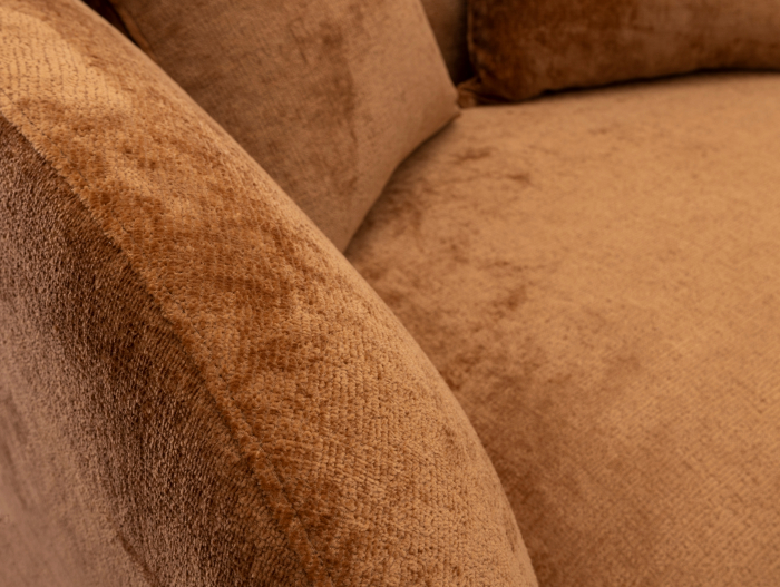 Canapea Pebble Cinnamon Modulara Personalizabila 146-306cm Cadru Lemn Masiv Tapiterie Stofa [3]