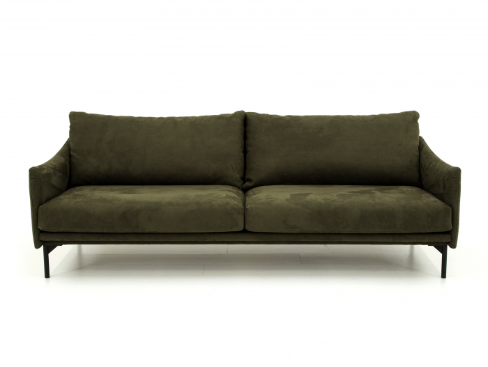Canapea Smile Modulara Personalizabila 130-220cm Cadru Lemn Masiv Stil Scandinav Tapiterie Stofa sau Piele [3]