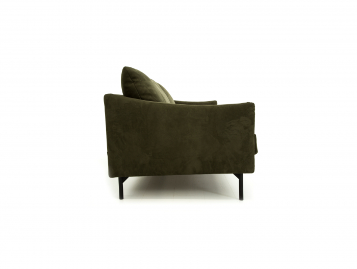 Canapea Smile Modulara Personalizabila 130-220cm Cadru Lemn Masiv Stil Scandinav Tapiterie Stofa sau Piele [4]