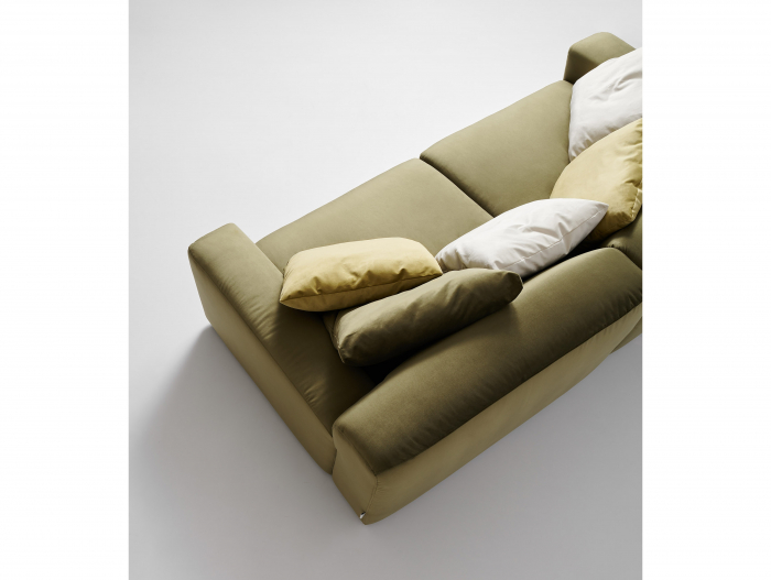 Canapea Tutto U Modulara Personalizabila 258cm Stil Scandinav Cadru Lemn Masiv Tapiterie Stofa sau Piele [7]