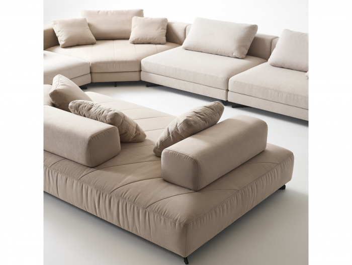 Coltar Coin Modular Personalizabil 420x298cm Stil Contemporan Cadru Lemn Masiv Tapiterie Stofa sau Piele [7]