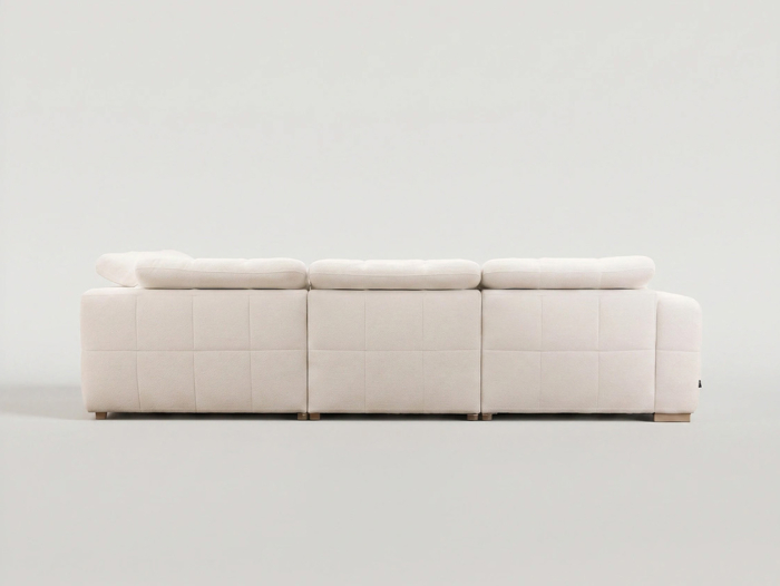 Canapea cu recliner Beach, modular, personalizabil, cadru lemn masiv, stil Japandi, tapiterie stofa sau piele [10]