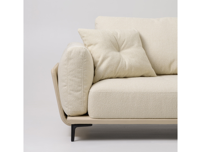 Coltar cu Sezlong Naive Modular Personalizabil 336cm Stil Contemporan Cadru Lemn Masiv Tapiterie Stofa sau Piele [3]