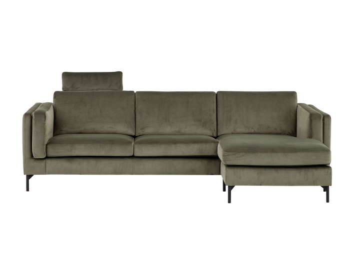 Coltar cu Sezlong Nordic Modular Personalizabil 289cm Cadru Lemn Masiv Stil Scandinav Tapiterie Stofa sau Piele [4]