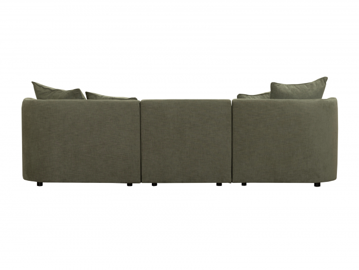 Coltar cu Sezlong Pebble Modular Personalizabil 276cm Cadru Lemn Masiv Tapiterie Stofa [9]