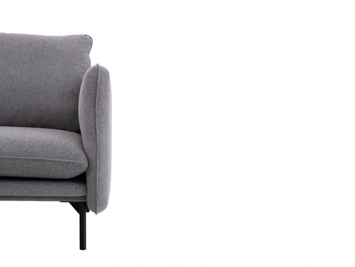 Coltar cu Sezlong Suny Modular Personalizabil 256cm Cadru Lemn Masiv Stil Scandinav Tapiterie Stofa sau Piele [5]