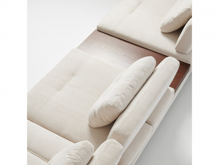 Coltar cu Sezlong si Masuta Ermes Modular Personalizabil 456x261cm Stil Contemporan Cadru Lemn Masiv Tapiterie Stofa sau Piele [5]
