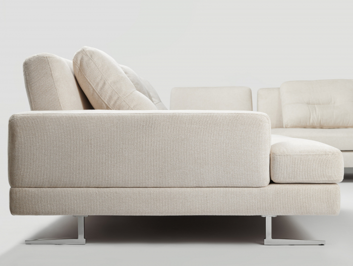 Coltar cu Sezlong si Masuta Ermes Modular Personalizabil 456x261cm Stil Contemporan Cadru Lemn Masiv Tapiterie Stofa sau Piele [9]