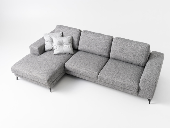 Coltar Extensibil cu Spatiu de Depozitare Blend, Personalizabil 275-315cm, Stil Contemporan, Tapiterie Stofa [26]