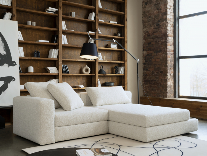 Coltar Extensibil cu Sezlong si Spatiu de Depozitare Bluebell Personalizabil 266cm Stil Contemporan Tapiterie Stofa [14]